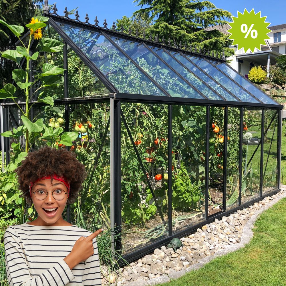 Promotion sur les serres de jardin en verre, polycarbonte, tunnel, de la marque Belge ACD