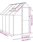 Mini serre de jardin polycarbonate