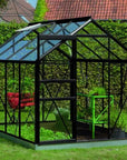 Serre de jardin en verre 5m2 Intro grow Ivy ACD noir