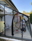 Serre adossée en verre laquée MS305 ACD - 11.20 m2 - parois obliques