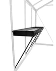 Table de culture ACD mesurant 217 x 42 cm thermolaquée en noir