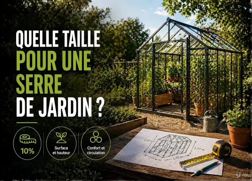 quelle taille pour une serre de jardin ?