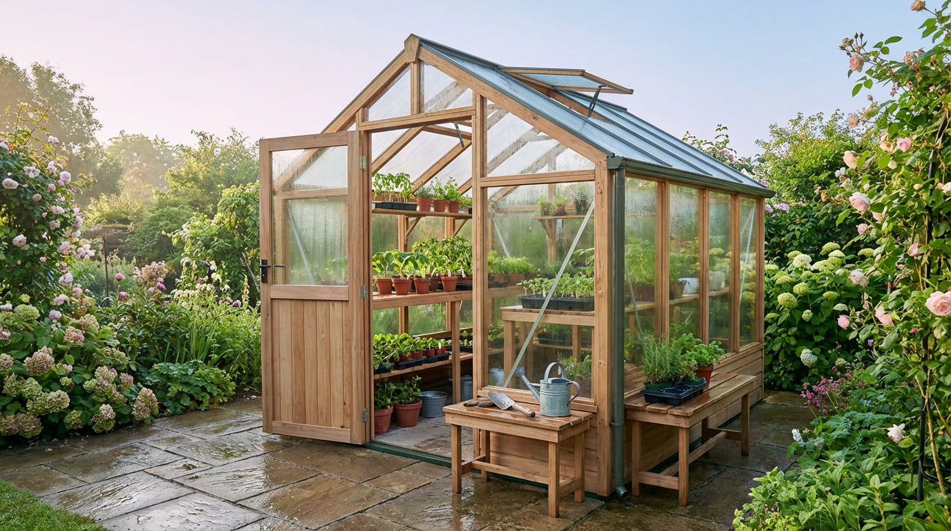 Petite serre de jardin