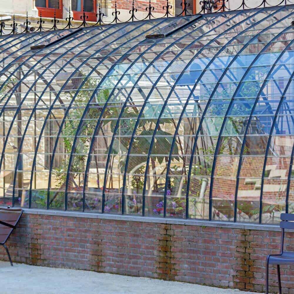 Serre de jardin en verre pas chère