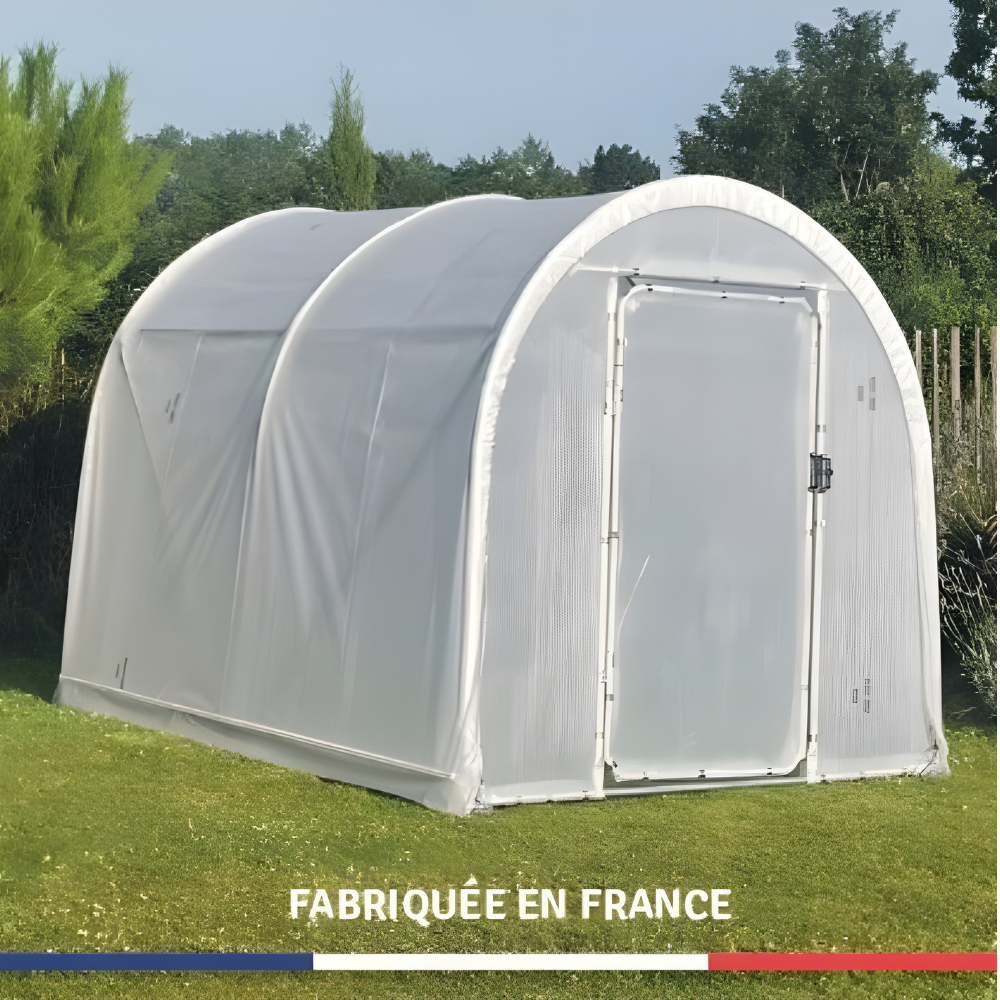 mini serre de jardin tunnel en acier galvanisé Ø40mm