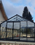 Serre de jardin en verre S306 de la marque belge ACD de 20.16 m2 version laquée