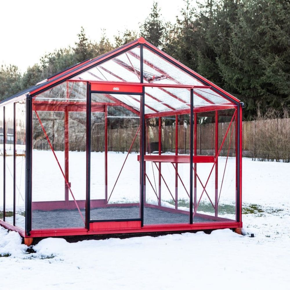 serre de jardin acd rouge r305