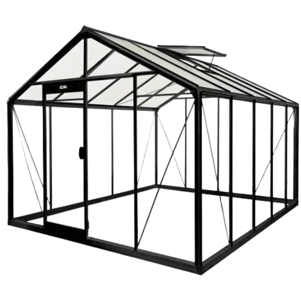 Serre de jardin en verre de 11m² marque ACD blackline