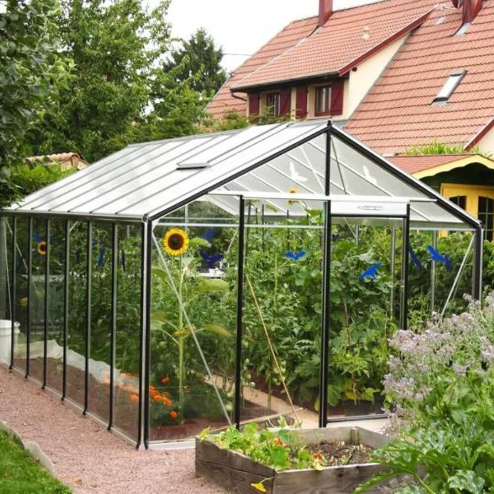 Serre de jardin en verre 15m² ACD R307 ALULINE aluminium