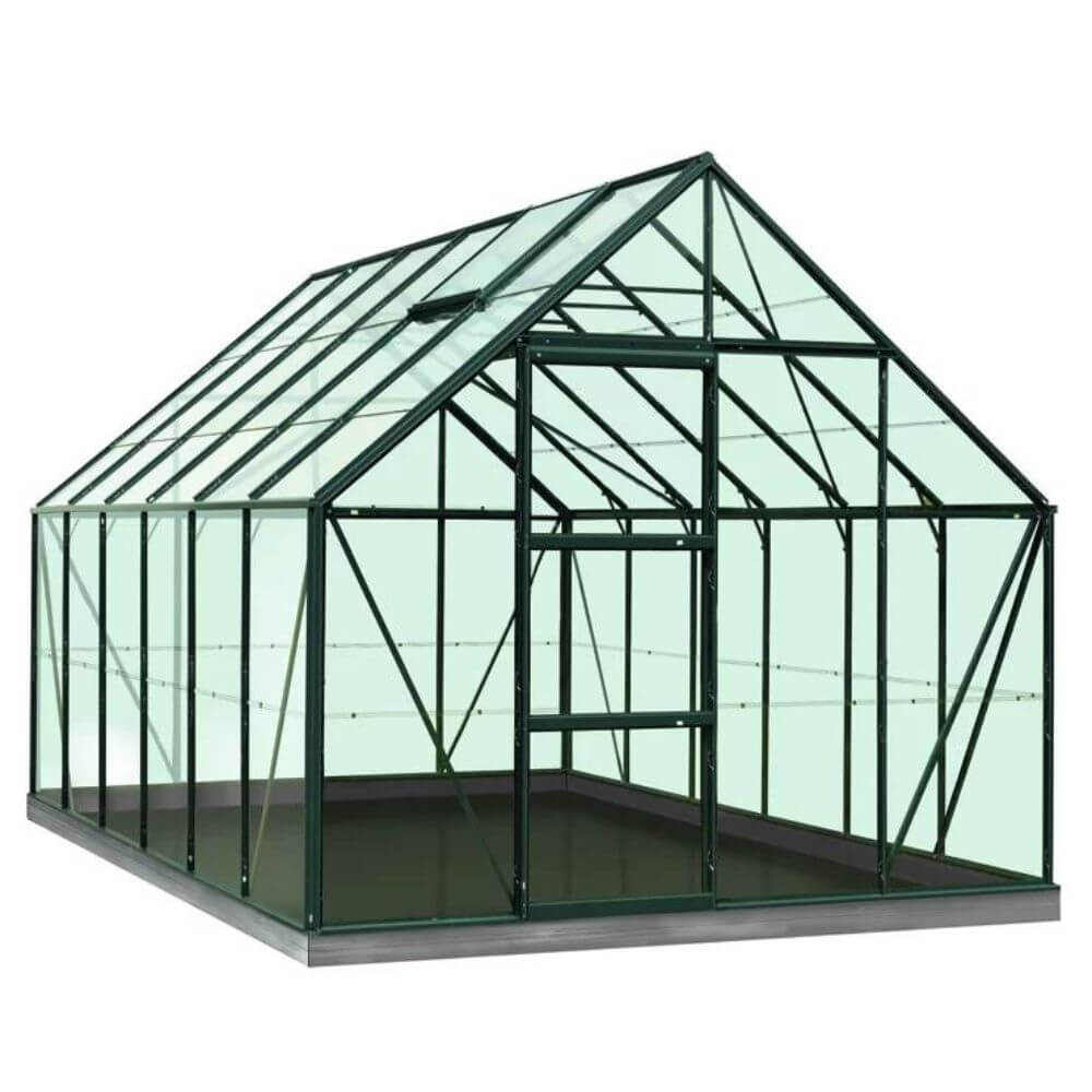 Serre de jardin en verre 9m2 ACD Aluline