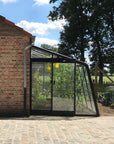 Serre adossée en verre MS206 ACD - 10.15 m2 RAL noir